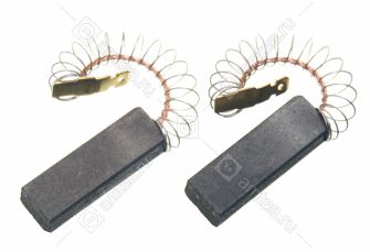 Щетки мотора (5x12.5х35мм) - 2 шт. (с пружиной и клеммой) стиральной машины Bosch, Siemens 