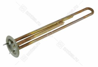 ТЭН (нагреватель) водонагревателя 1300W (медь, М4, фланец 64 мм) 