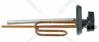 ТЭН (нагреватель) водонагревателя RCA 1200W (медь) в сборе (термостат, анод, фланец)