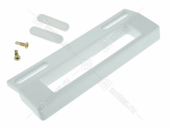 Ручка двери холодильника универсальная белая 