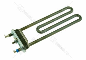 ТЭН (нагреватель) L=200 мм, 2000W, прямой с отверстием стиральной машины Bosch, Siemens, Hansa