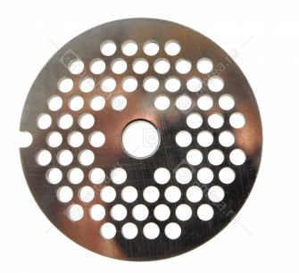 Решетка средняя (камера № 8) 4 мм мясорубки Zelmer, Bosch, Kenwood