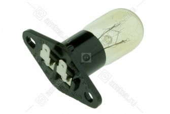 Лампа подсветки СВЧ-печей 20W 230В (с патроном) контакты прямо
