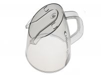 Контейнер для сбора пыли (пластмассовый) для пылесоса ELECTROLUX, ZANUSSI, AEG