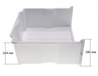 Ящик (без передней панели, средний) морозильной камеры холодильника Stinol, Indesit, Ariston