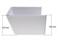 Ящик для фруктов (белый) холодильника Бирюса