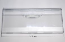 Панель передняя (прозрачная, большая) холодильника Атлант 470x211 мм 