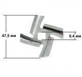 Нож мясорубки Braun, Panasonic, Vitek, Scarlett, Elenberg, Redmond