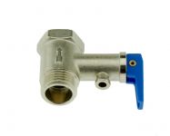 Предохранительный (обратный) клапан с рычажком водонагревателя 1/2