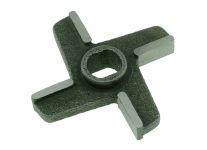 Нож МИМ-300 с буртом двухсторонний промышленной мясорубки