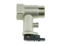 Предохранительный (обратный) клапан с рычажком водонагревателя 1/2