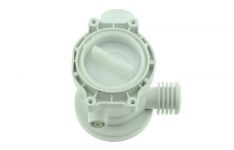 Корпус фильтра (улитка) сливного насоса стиральной машины Indesit, Ariston