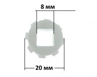 Втулка (муфта) шнека мясорубки Помощница