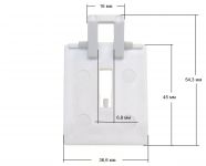 Ручка люка (комплект) стиральной машины Whirlpool