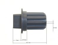 Втулка (муфта) шнека мясорубки Philips