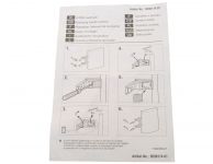 Ремкомплект (серый, серебристый) ручки двери холодильника Liebherr