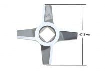 Нож № 5 (двусторонняя заточка) мясорубки Bosch, Zelmer, Philips