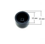 Кнопка поджига черная плиты Indesit, Ariston