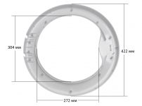 Внешнее обрамление люка стиральной машины Beko