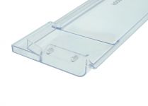 Панель передняя (прозрачная) секции свежести холодильника Indesit, Ariston, Stinol