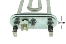 ТЭН (нагреватель) L=175 мм, 1600W, прямой c датчиком KAWAI-Heatwell стиральной машины LG