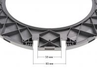 Внутреннее обрамление люка стиральной машины Bosch, Siemens